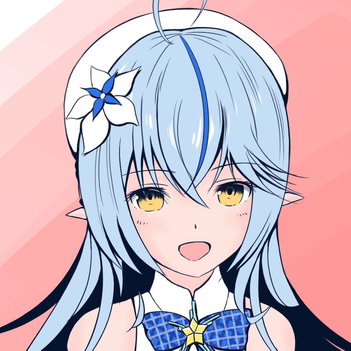 雪花ラミィ 「2020～2023 デフォルメじゃないほうのらみちゃん 」|くぴてるのイラスト