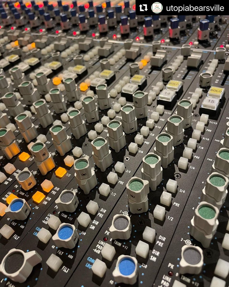 ThisIsAPIaudio's tweet photo. The AXS console at @Utopiawoodstock 

#apiaudio #apiaxsconsole #apiconsoles #recording #studiogear #recordingstudio https://t.co/zLWmBLB699