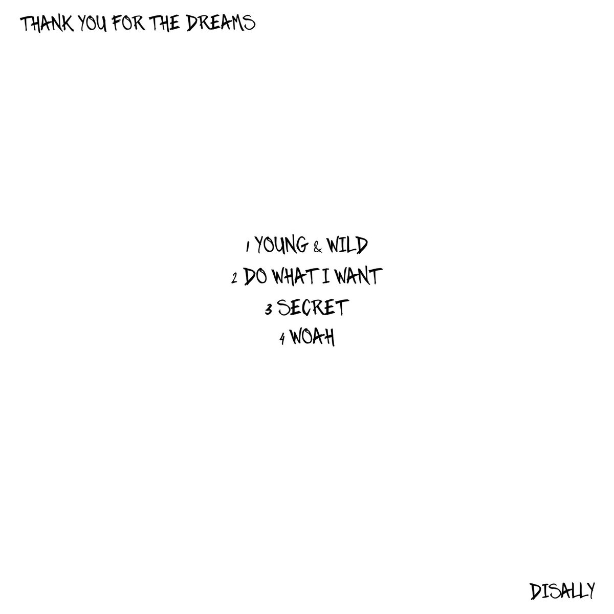 disallyXX's tweet photo. My debut Ep Thank you for the dreams out now! 
https://t.co/EX9s8Ebk51 https://t.co/5yiHI6Pbhu