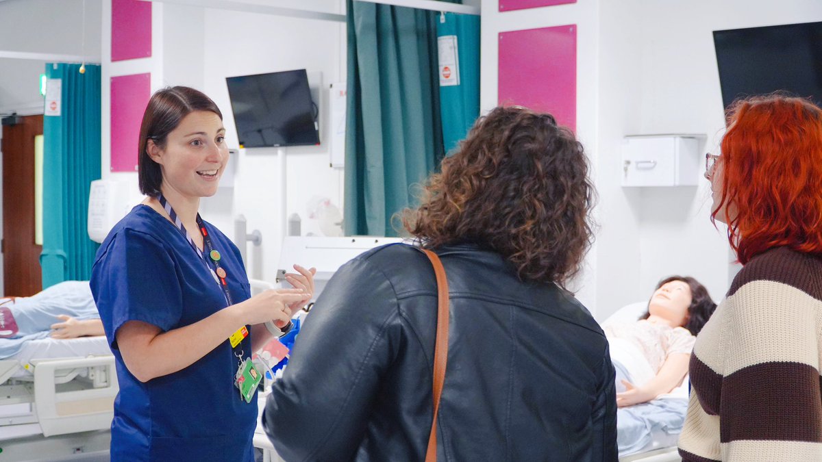 UWEBristol's tweet photo. 😍It's heartwarming to welcome so many new faces to Glenside Campus #UWEOpenDay, engaged in passionate discussions about our #healthcare courses. https://t.co/iUMnVftYHy