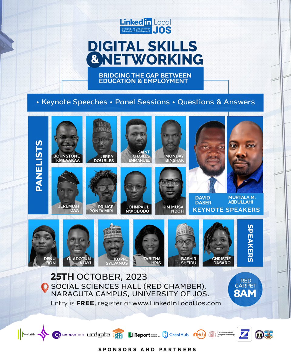 LinkedinJosTown's tweet photo. LinkedIn Local is coming to Jos!
Get your access tickets today at https://t.co/aDuEhf81lA.
#Jos
#LinkedInLocalJos
#Linkedinlocalevents
#linkedinlocal
#networking
#linkedinlocalvirtual
#Josconnect https://t.co/fZKXMUffan