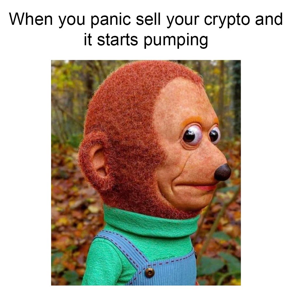AwkwardMonkeyPP's tweet photo. ๐ Did you ever panic sell? ๐
Don't forget to join our TG:
https://t.co/5UcGthpEhm
#AMP #awkwardmonkeypuppet #Crypto #cryptomemes #Memes https://t.co/hhlzOIOYWO