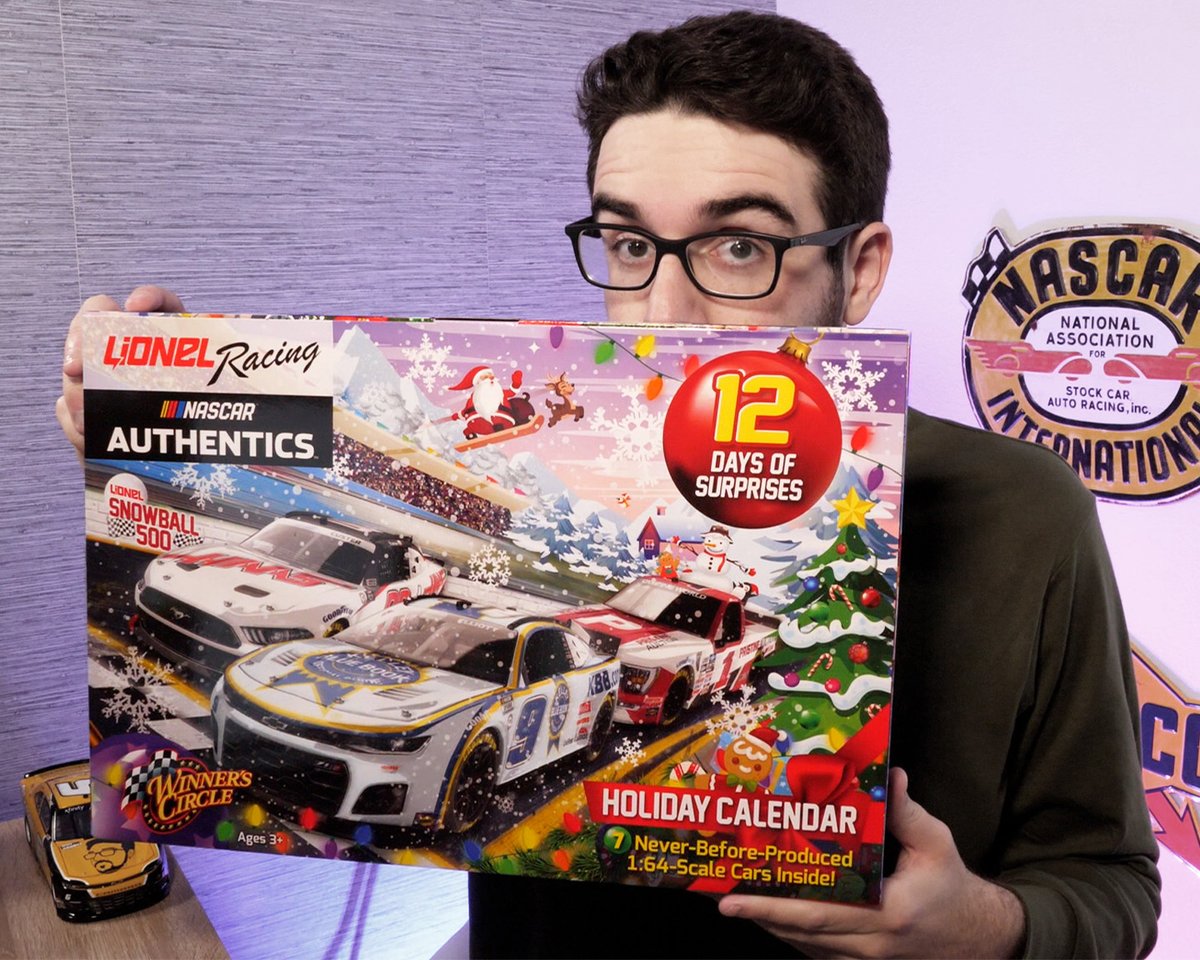 RE-POST for a chance to win this @Lionel_Racing 12 Days of Diecast Holiday Calendar 🎄 I'll announce the winner tomorrow morning!