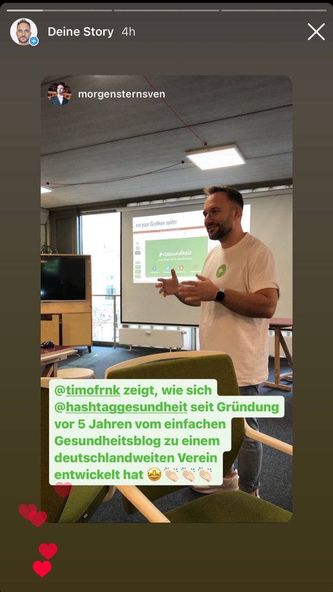TimoFrankx's tweet photo. Unser Verein @HashtagGesund feiert heute in Hamburg sein 5-jähriges Bestehen 🎉 Die Twitter-Community 2018 war ein wichtiger Teil unserer Geschichte: Damals noch ein kleiner Kreis, heute 520 junge Menschen aus dem deutschen Gesundheitswesen. Danke an alle 💚 https://t.co/zAaHMAeoRT