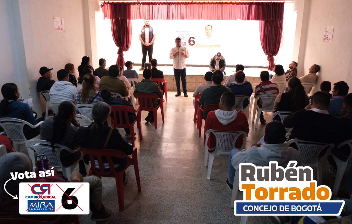 ConcejalRuben's tweet photo. ¡Arranca un nuevo fin de semana y sigo recorriendo Bogotá! 🤜🤛 Hoy estaré en varias zonas de la ciudad y empezamos en #Engativa 🤩.
🗣️ Se vienen días decisivos. ¡Recuerda! Este #29DeOctubre marca Cambio Radical -MIRA junto al #6 en el tarjetón para el #ConcejoDeBogota. 🙌 https://t.co/4Beb6KbkhO