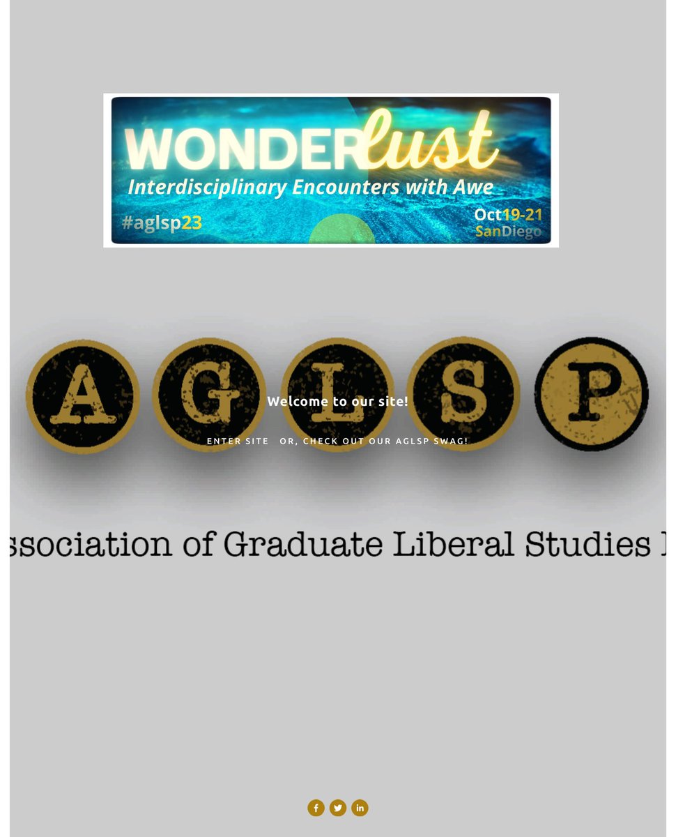 AglspC's tweet photo. We are on the cusp of our amazing international annual conference — this year hosted in San Diego, California!

#wonderlust23 #aglsp23 #aglsp

Instant Info ➡️ https://t.co/sdUiqkuX2r https://t.co/EHMa6nsbOY