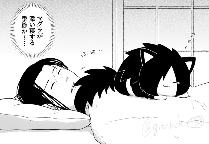 ニャダラ、添い寝の季節 