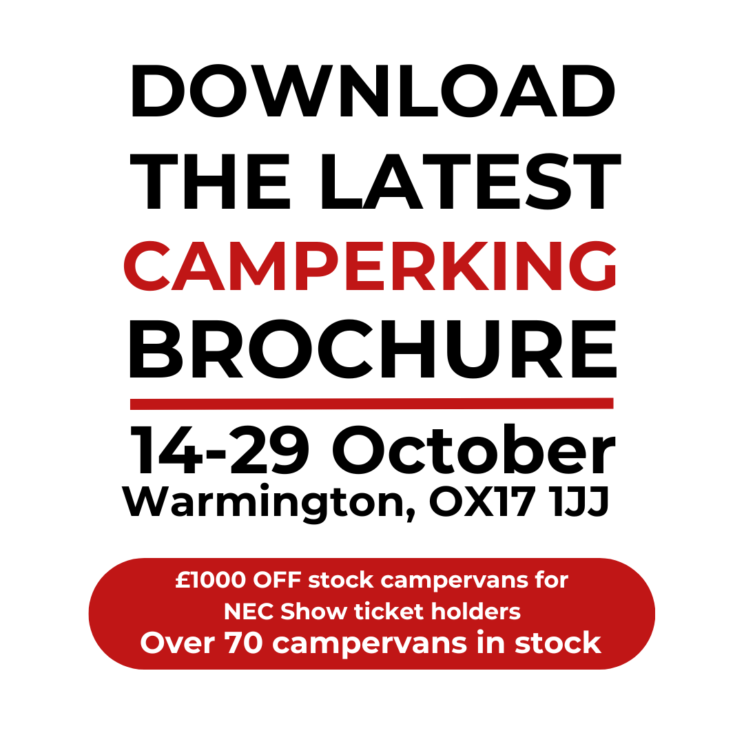 CamperKingLtd's tweet photo. Bring your NEC ticket to CamperKing and we will give you £1k off any campervan from our forecourt!

If you’re heading to NEC this week and you’re looking for a camper, it will pay to visit CKHQ.

We’re just 35 minutes from the NEC and we have over 70 campervans to choose from! 🔥 https://t.co/wmUHpcX7sY
