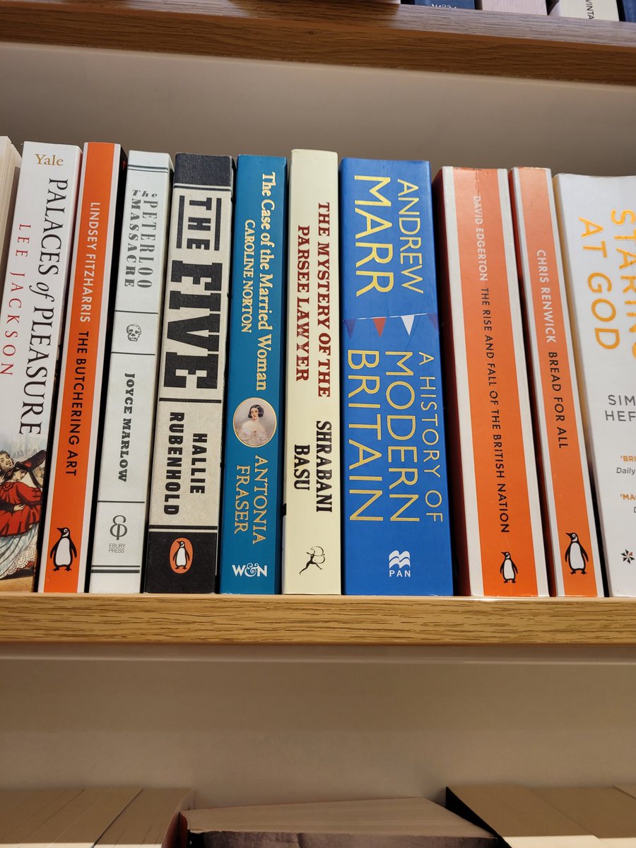 It's #BookshopDay today so dropped into a @Waterstones Was good to see my book #MysteryOfTheParseeLawyer tucked in between some great books in the #History section. @HallieRubenhold #AndrewMarr #LadyAntoniaFraser