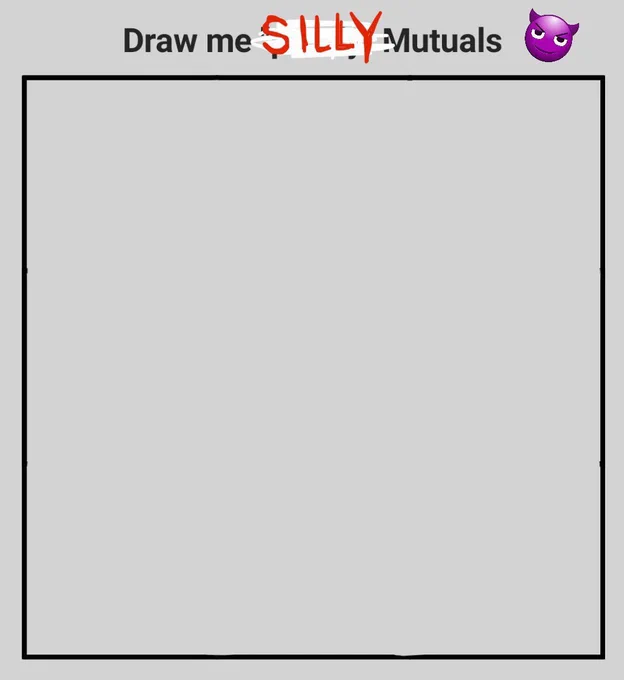 👉👈❓
(link me yours if you do it so i can try to return fire!!) 