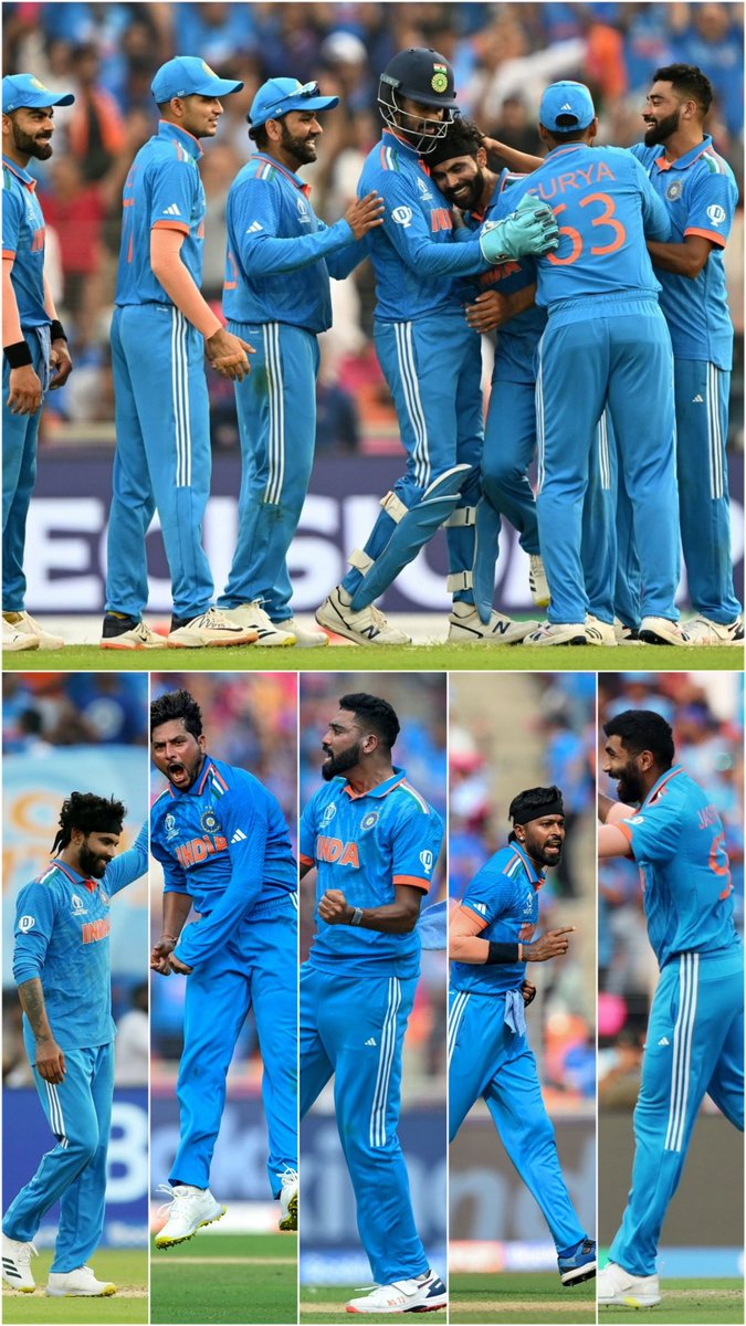yuzi_chahal's tweet photo. Absolute domination by the boys! 🇮🇳
Top bowling by Bumrah, Kuldeep , Hardik , Jadeja &amp; Siraj🤩
Rohitaaa  Sharamaa  bhaiya🫡 https://t.co/pEymgwED9t