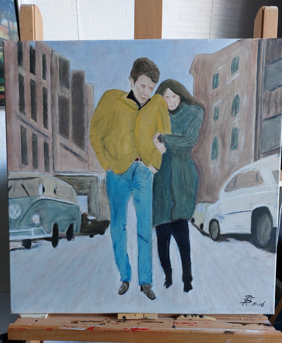 rsroestar's tweet image. #TheFreewheelinBobDylan in @nachtplaten uiteraard van sir #BobDylan zelf 🎸😎 #MastersOfWar . Portret van mijn hand 🎨