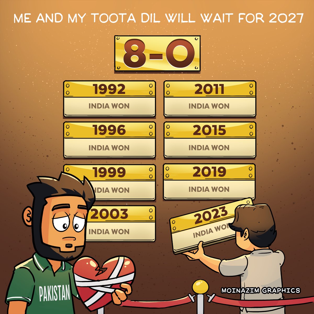 Agar zindagi rahi to phir support karengay.. unapologetically Pakistani. #INDvsPAK