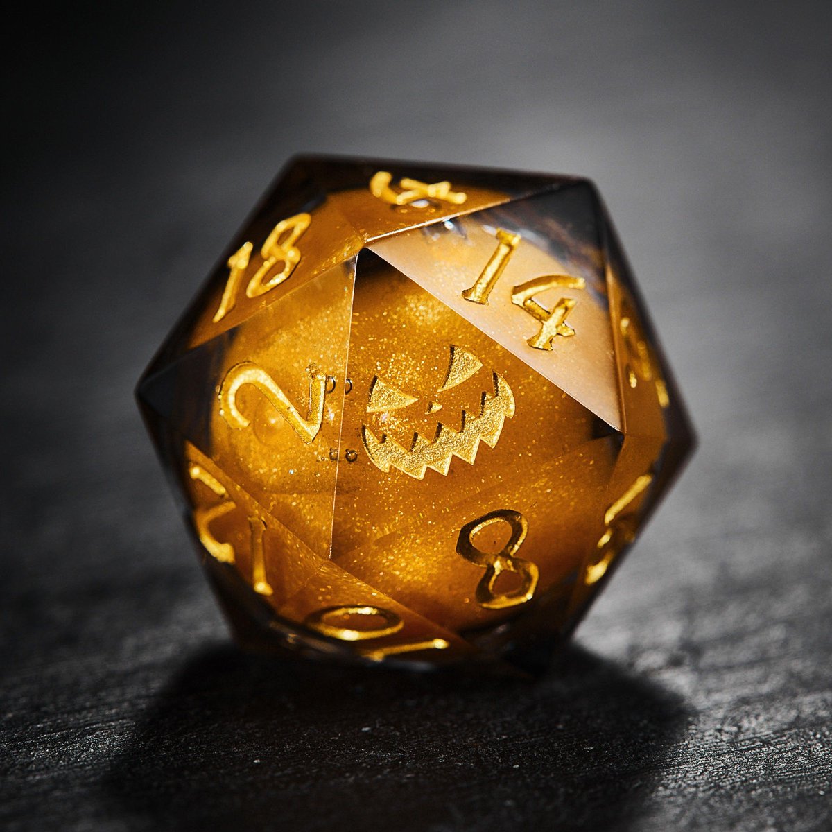 CrystalMaggie2's tweet photo. Halloween is coming soon. Do you want to get a set halloween motif dice? Imagine rolling these dice and seeing the pumpkin logo glow as you land a critical hit. Or using these dice to cast a powerful spell that changes the course of the game.
#dnd #dice 

 https://t.co/mnxK6Jx2tO https://t.co/ggH7kAh4IN