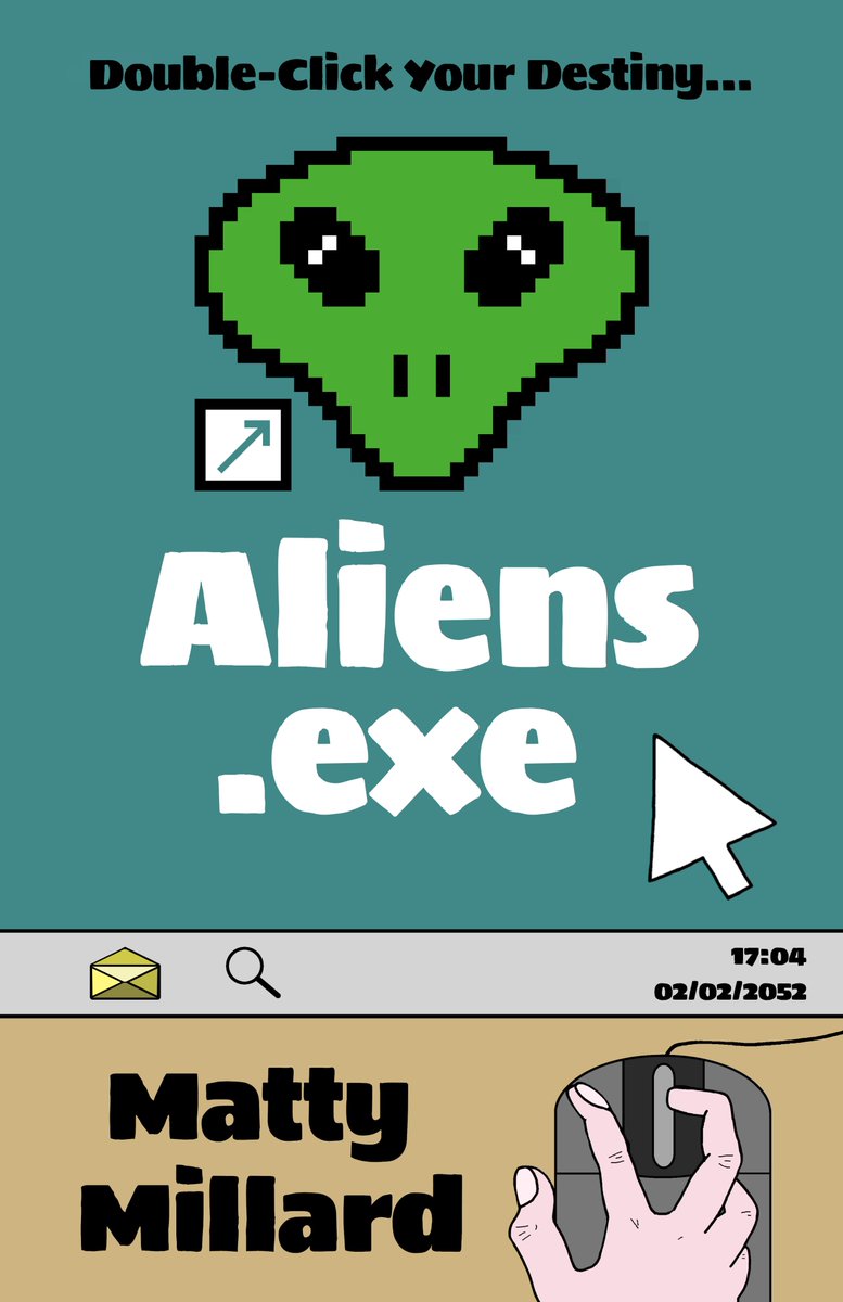 Matty_Millard's tweet photo. Less that two weeks til the launch of my new humorous #scifi book! Aliens.exe is a accidental villain, epic romp across the galaxy, part in real world part #litrpg.

Pre-order offer of 99p/99c! https://t.co/s8yGmWgk0Y

#newbook #bookrecommendations #sff #readingcommunity #kindle https://t.co/DYvIH5RfT1