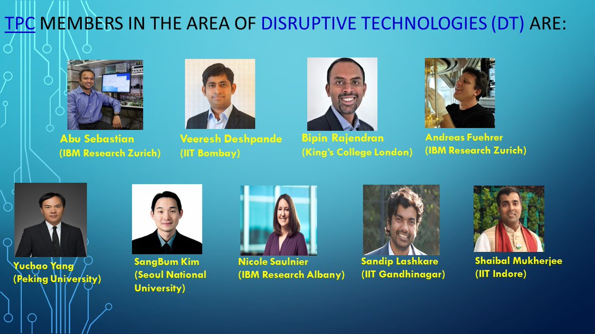 EDTM2024 (@edtm202460220) on Twitter photo 8th #IEEE #EDTM2024 Introduces to you our expert #technical #program committee members in the field of #Disruptive #Technologies (DT) from #Academia and #Semiconductor #Industries
<a href="/yogeshs36114738/">Yogesh S. Chauhan</a>
<a href="/MayankIISc/">Prof. Mayank Shrivastava</a>
<a href="/shubhamsahay93/">Shubham Sahay</a>
<a href="/GangulyUdayan/">Udayan Ganguly</a> 8th #IEEE #EDTM2024 Introduces to you our expert #technical #program committee members in the field of #Disruptive #Technologies (DT) from #Academia and #Semiconductor #Industries
<a href="/yogeshs36114738/">Yogesh S. Chauhan</a>
<a href="/MayankIISc/">Prof. Mayank Shrivastava</a>
<a href="/shubhamsahay93/">Shubham Sahay</a>
<a href="/GangulyUdayan/">Udayan Ganguly</a>