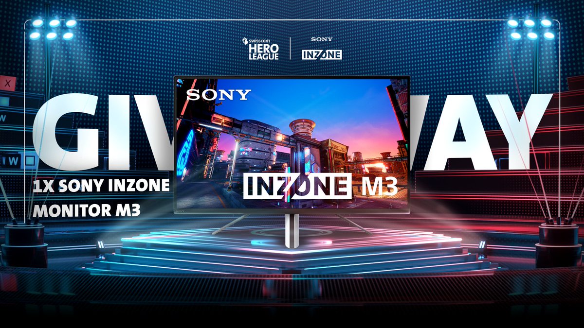 Whoop whoop finals! 🥳

And YOU can win a <a href="/SonyCHAT/">Sony Schweiz & Österreich</a> Inzone M3 monitor! 🇩🇪🇫🇷

⏱ Don’t forget to tune in at 6PM for the #SwisscomHeroLeague #CSGO Grand Final to enter the giveaway!
