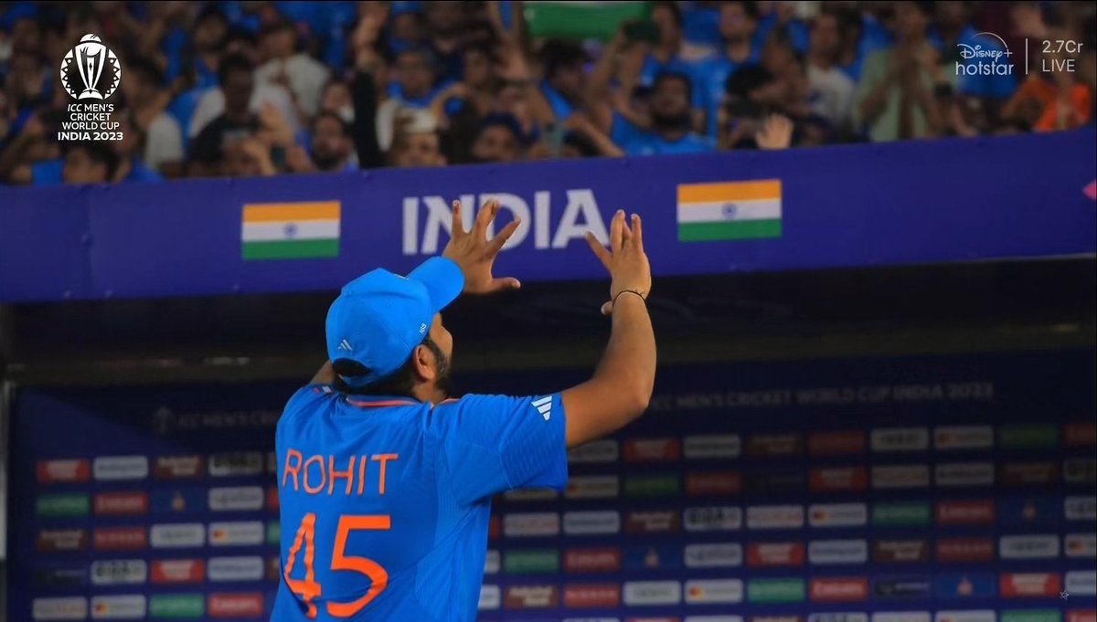 This was for our brothers and sisters in Israel. #RohitSharma𓃵 to Haris Rauf #INDvsPAK