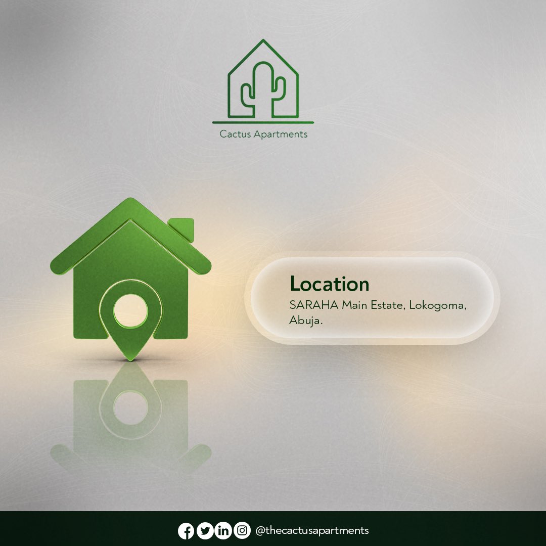 kactusapartment's tweet image. Our shortlet apartment is located at SARAHA Main Estate, Lokogoma with close proximity to key attractions in Abuja..

#cactusapartments #shortletsinabuja