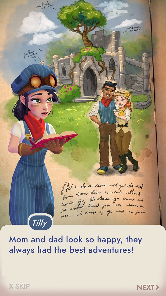 storygiantgames's tweet photo. Inspired by her parentsβ journal, Tilly always dreamed of following in her parents footsteps, traveling the world and going on an adventure!
Comment to tell us about your best adventures! We love to hear them!
#screenshotsaturday #TextExpress #NotYourAverageWordGame https://t.co/xuaT1QdMER