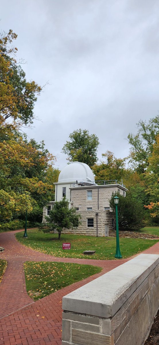 MathCancer's tweet photo. At the @IUBloomington Kirkwood Observatory to work with @iuastro for eclipse outreach and live viewing, but it doesn't look promising.
But @IULuddy is ready just in case! https://t.co/6D8dd3AERF