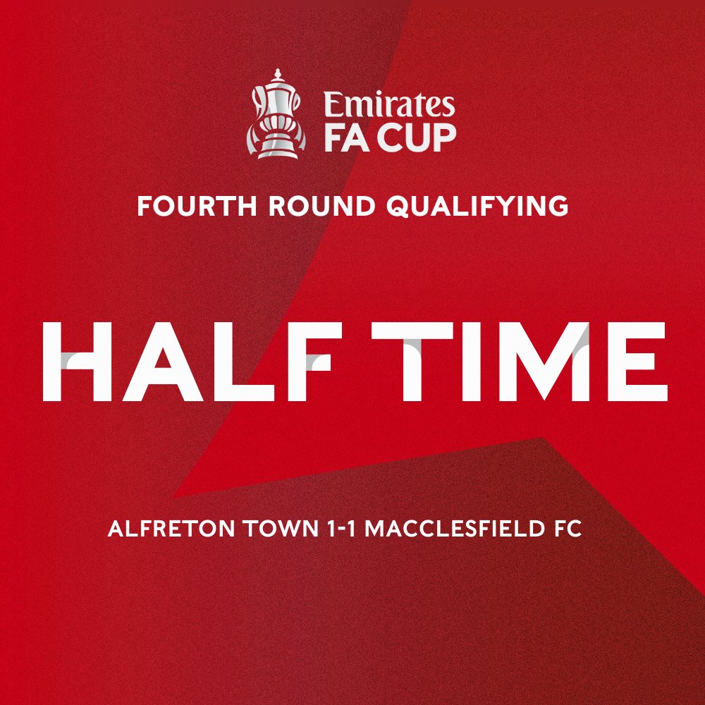 AlfretonTownFC's tweet image. HALF TIME - A really watchable first 45 at the Impact Arena. Jordan Thewlis` early strike was cancelled out by Dawson shortly before half time after Willis had brilliantly saved a Peers Penalty.

#ATFCvMFC