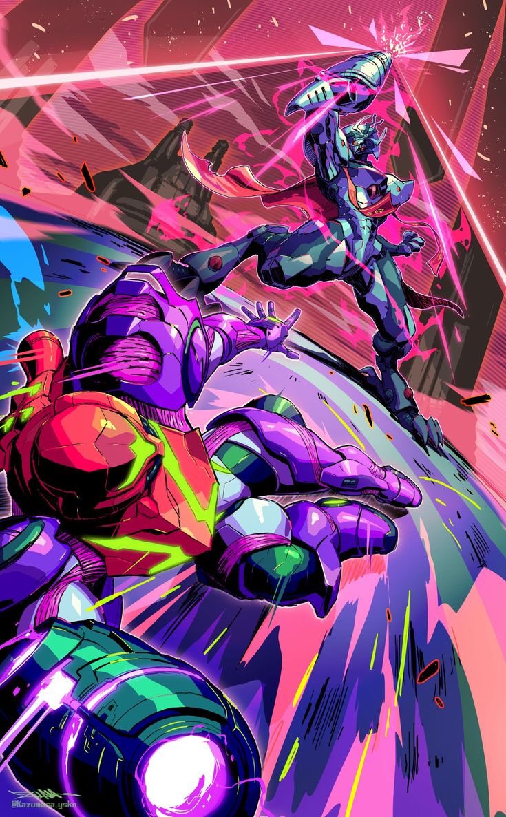 omorales81's tweet photo. Samus Saturday - art by the kracklin’ Kazumasa Yasukuni! 😻🤯😵 #Nintendo #Metroid #SamusAran #RavenBeak #SamusSaturday #GameArt #FanArt #MetroidDread https://t.co/dqCgJmQr2q