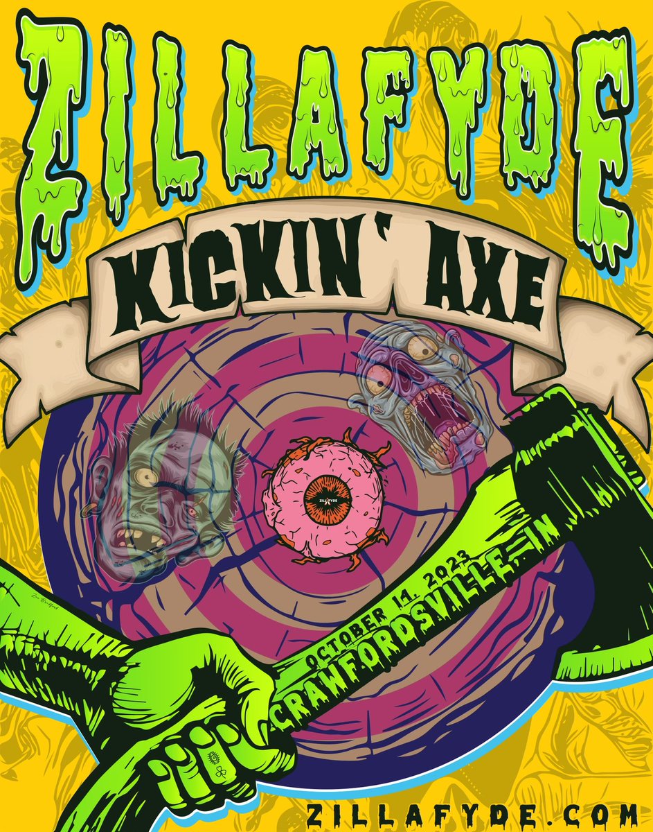 Zillafyde's tweet photo. We are headed to Crawfordsville, Indiana today to debut our brand new album and limited edition merchandise!! #supportlocalartists https://t.co/u1KmKy4Cyt