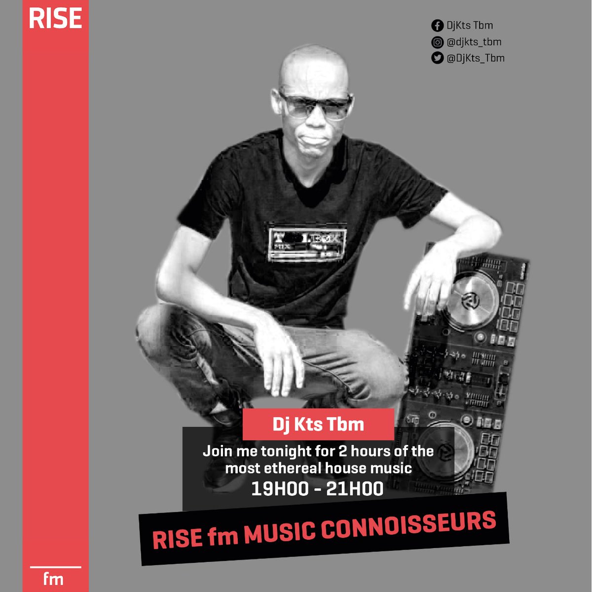 Get ready for the most ethereal Deep House Music tonight 19h00 - 21h00 on <a href="/RISEfm943/">RISE fm</a>

#GrownUps #MusicConnoisseur #MpumalangaAzishe