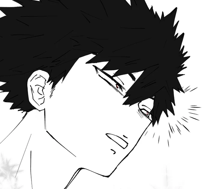 [WIP] he pulls off black hair too 