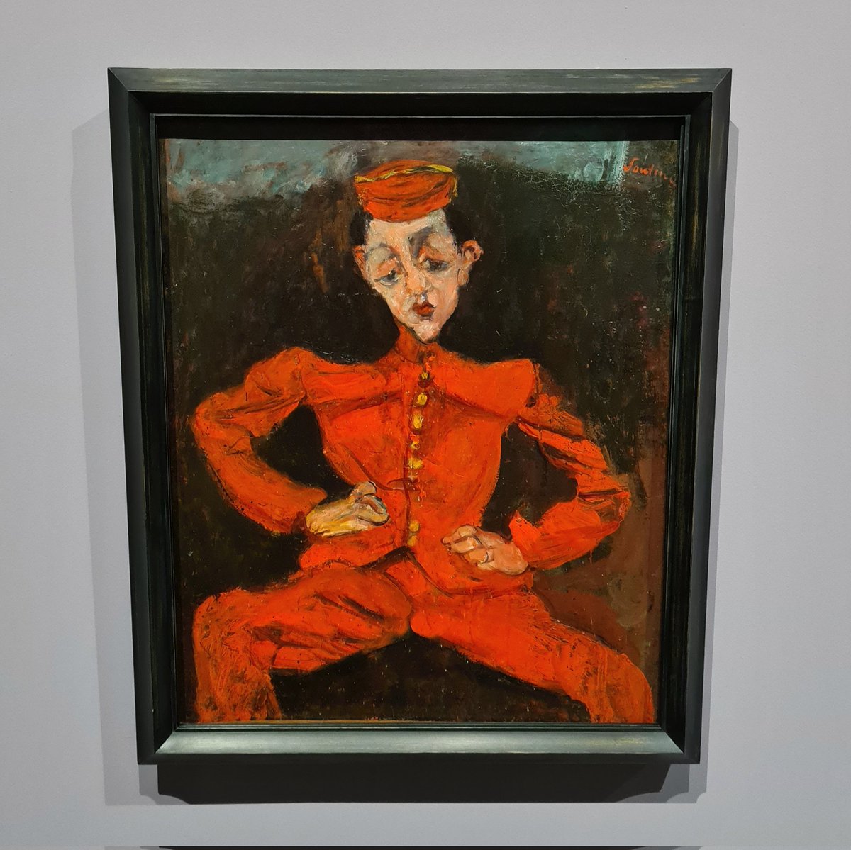jcmolendijk's tweet photo. 🎨 Chaïm Soutine (1893-1943)
🖼 Le Groom, 1925.
Sammlung @CentrePompidou
Ausstellung „Chaïm Soutine. Gegen den Strom”
📍 @kunstsammlngnrw
#chaimsoutine #legroom #centrepompidou #kunstsammlungnrw #düsseldorf https://t.co/DGY9k08j77
