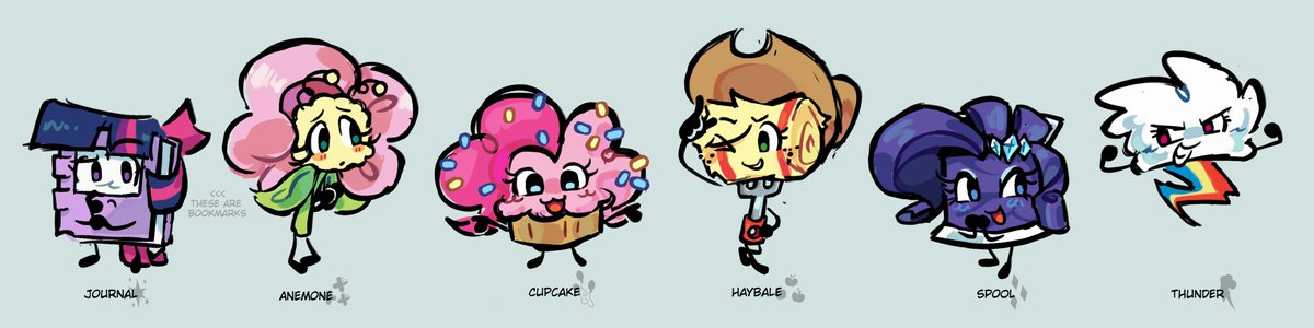 tenjjams's tweet photo. mane 6 as objects :3 !! https://t.co/8hS4J2111D