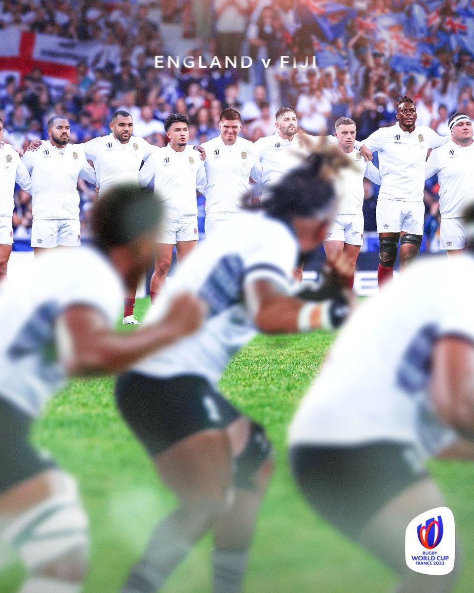 rugbyworldcup's tweet photo. Who are you backing? 👀

#RWC2023 | #ENGvFIJ https://t.co/wpGNqXBASe