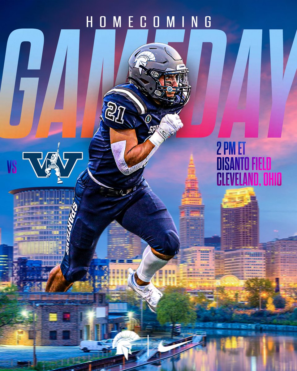 𝐇𝐨𝐦𝐞𝐜𝐨𝐦𝐢𝐧𝐠. 𝐆𝐚𝐦𝐞𝐝𝐚𝐲.

🆚 Westminster College
⏰ 2:00 PM
🏟️ DiSanto Field
📺 tinyurl.com/34smwbty

#BlueCWRU #RollSpartans #d3fb