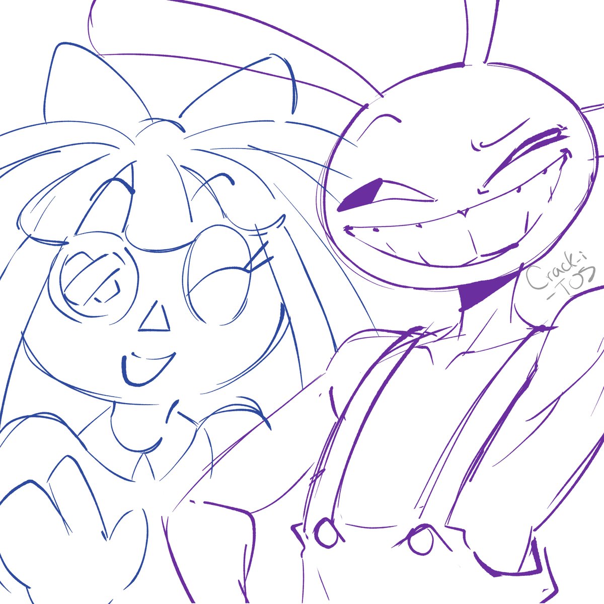 crackitoes's tweet image. Some doodles of The Amazing Digital Circus
#TheAmazingDigitalCircus #theamazingdigitalcircusfanart #jax #Pomni #TADC