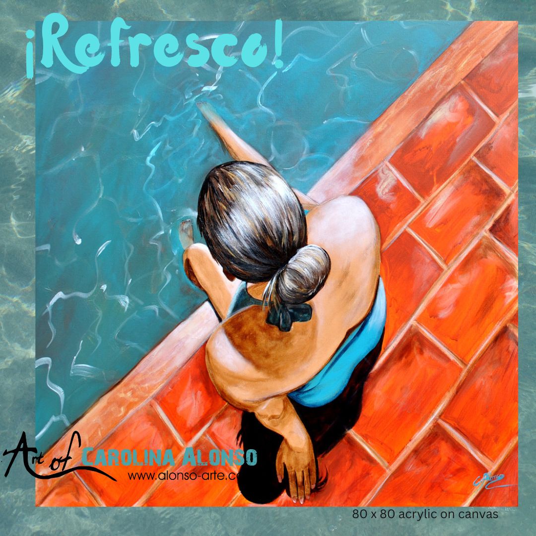 Alonso_ARTE's tweet photo. #pistina #refresco #pool #woman #acrylic #art #sombras #arte #alonsoarte #artealonso #summer #mujer https://t.co/iO39R0THwx