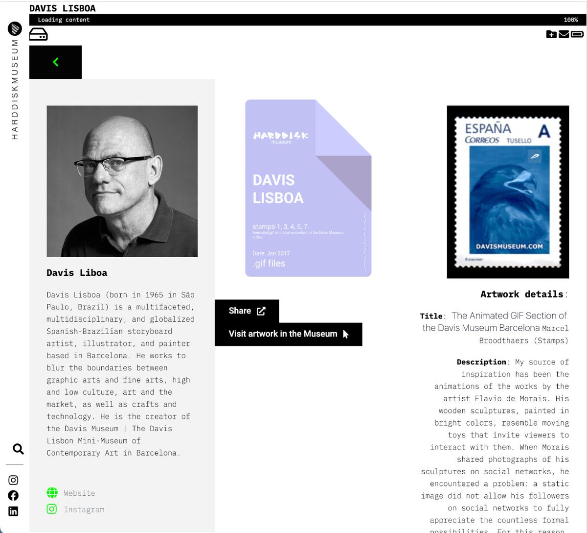 davislisboa's tweet photo. Exciting news! My artwork is now on display at the prestigious HardDiskMuseum by Solimán López. Explore the fusion of technology and art in my digital masterpiece. Click this link:
https://t.co/rv8EmFvDLy
#DigitalArt #MuseumExhibit #HardDiskMuseum #SolimanLopez https://t.co/BNokJNvbQg