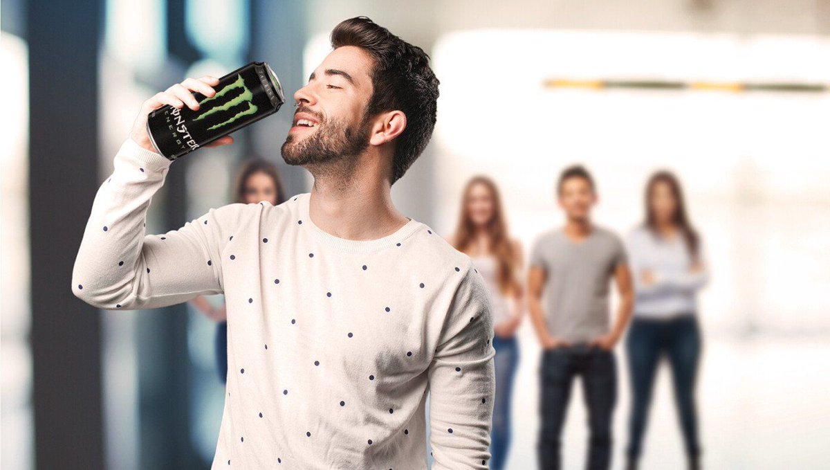 TheBabylonBee's tweet photo. Man Drinks Monster To Get 180,000% Of His Daily Requirement Of Vitamin B12 
https://t.co/I1EPYEjizU https://t.co/s8Dth4ZeFA