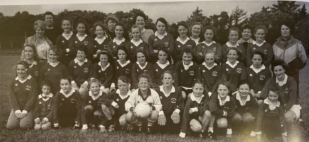 CratloeGAAClub's tweet photo. Our ladies Football Club was very vibrant in the early 90s . Sadly now defunct, this is a picture of some of our combined underage teams from 1994. #UpForTheFinal https://t.co/9xr47qJfpx