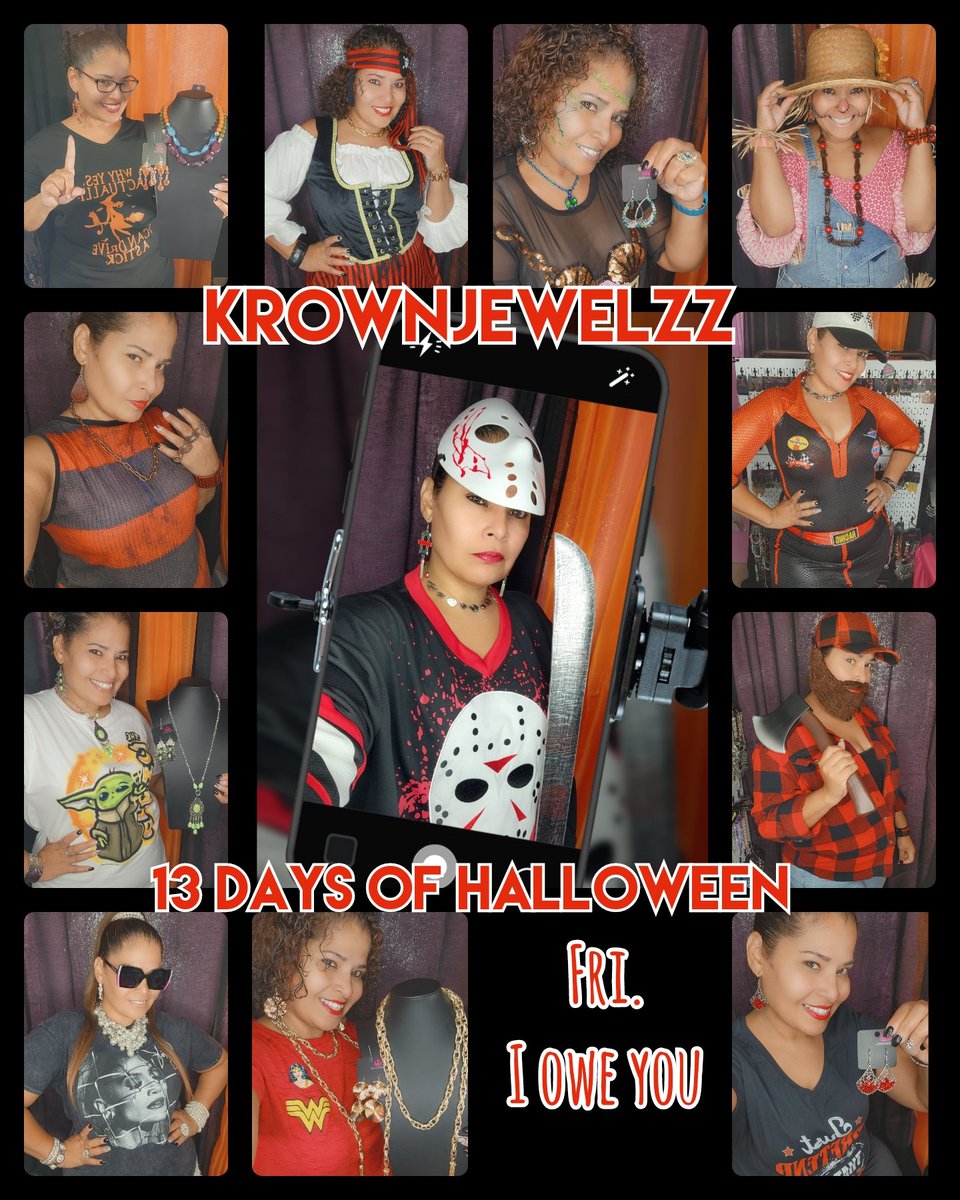 JacquiO69's tweet photo. KROWNJEWELZZ 13 DAYS OF HALLOWEEN. 🎃 👻 KROWNJEWELZZ. COM https://t.co/2BhJ5rQ3O7