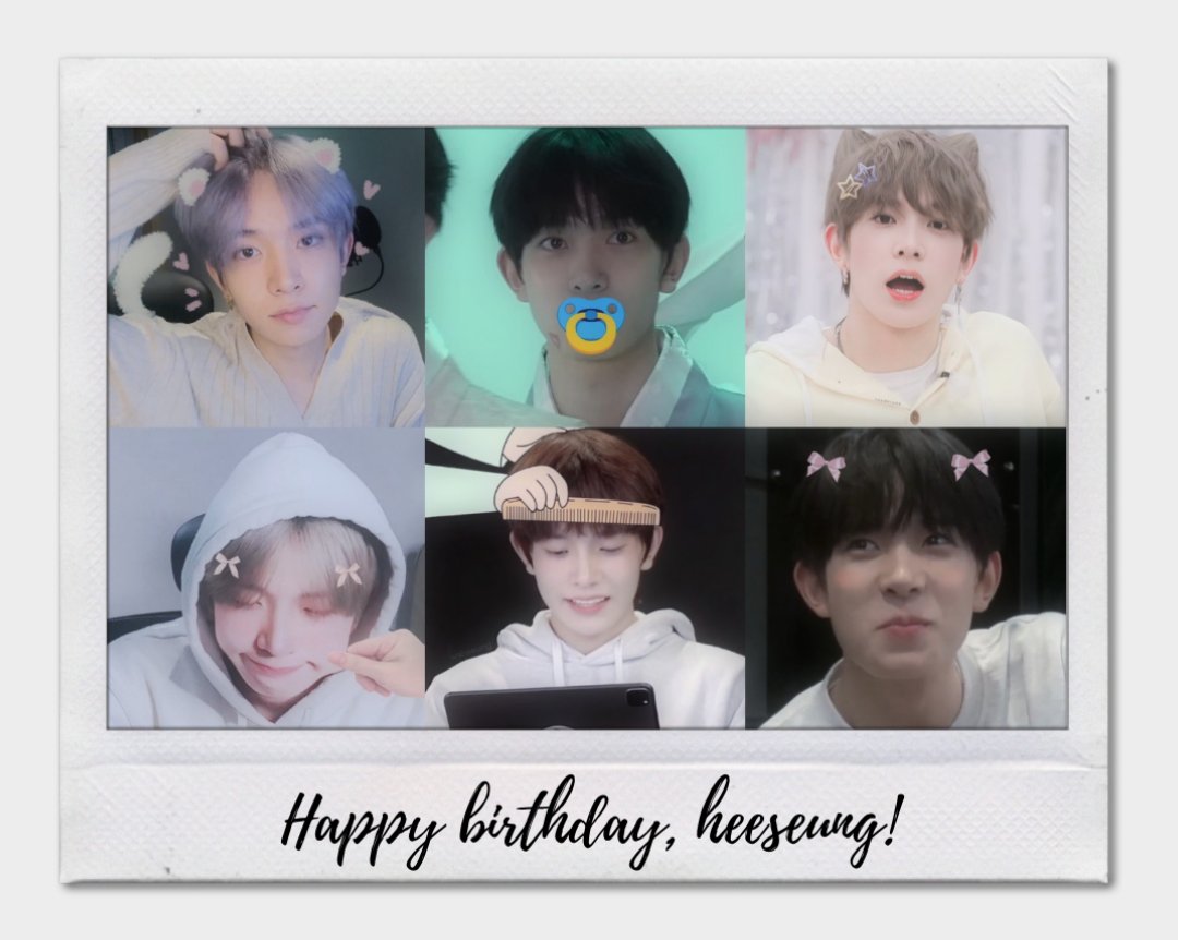 jungwonieverse's tweet photo. to our ace, bambi, polaroid love, mvp star, happy birthday! 

thank you for always giving us light to our darkest time. everything about you is precious to us,  we love you so much. the world will have it's way to express how your existence means so much.

#heeseung ♡ https://t.co/MPDR2p6jS8