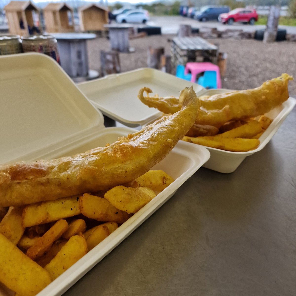 Or our good old classic Fish &amp; Chips 🐟🍟

#streetfood #scottishstreetfood #fishandchips #nc500 #northcoast500 #inverness #scottishhighlands #theredshankuk