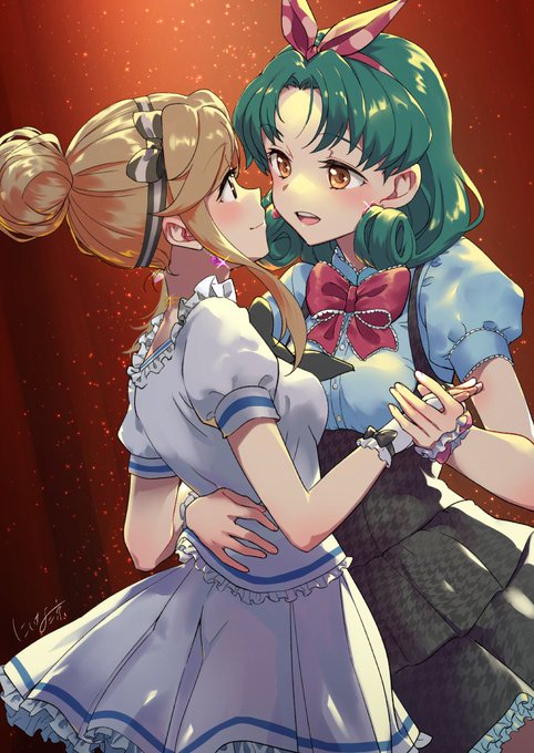「2girls bow hairband」 illustration images(Latest)