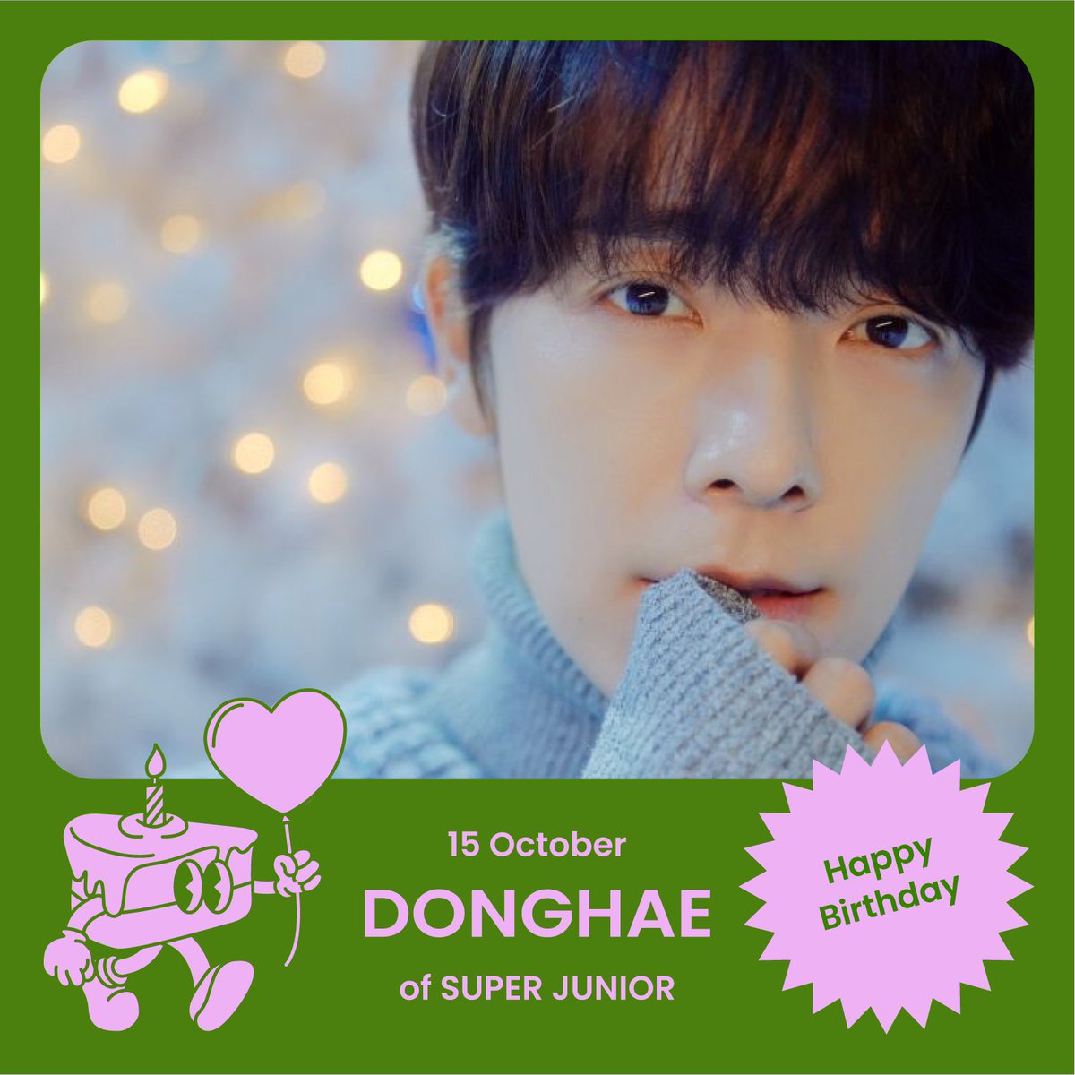 fan_uscake's tweet photo. 🐯 Happy #DONGHAE ‘s Day 🐯
Enjoy your special day! 🎉 

#SUPERJUNIOR 의 옹뇽뇽 떠해 
#동해 의 생일을 축하합니다~! 🥳

#OurSunshineDonghaeDay 
#오늘_HARU는_떠해의_생일 https://t.co/XysAnHTaPZ