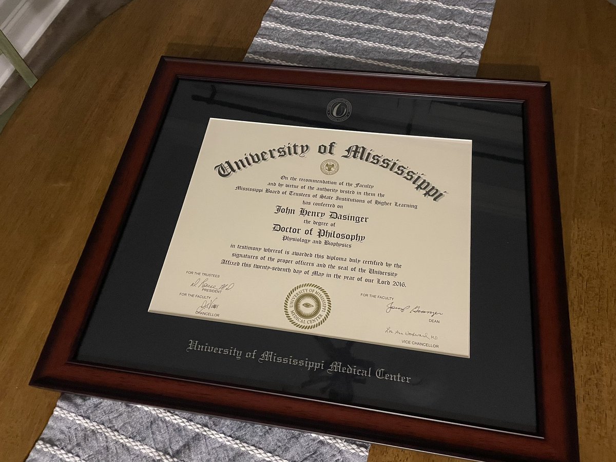 It might have taken 7.5 years, but I finally framed my diploma! Just in time to hang in my new office.
