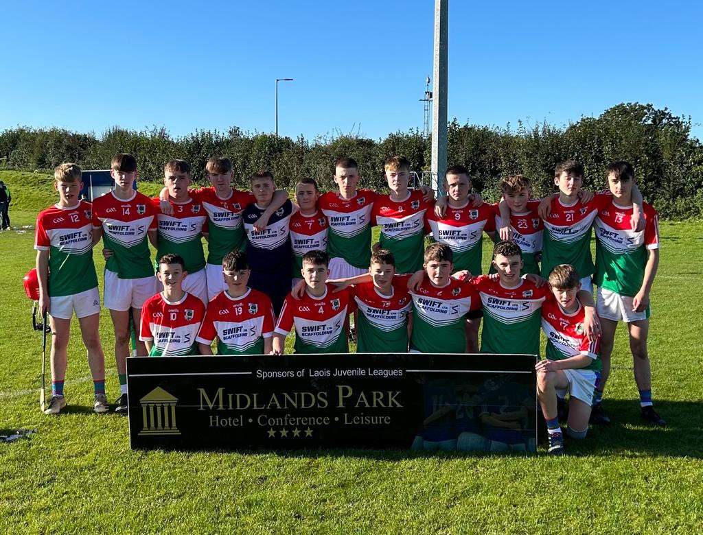 Laois GAA (@clglaois) on Twitter photo Congrats to <a href="/BallyfinGaa/">Ballyfin GAA</a> on winning the U15C hurling final at the LOETB CoE.
Well played to Mountmellick/Clonaslee.
Thanks to referee Colin Bailey and his officials. Congrats to <a href="/BallyfinGaa/">Ballyfin GAA</a> on winning the U15C hurling final at the LOETB CoE.
Well played to Mountmellick/Clonaslee.
Thanks to referee Colin Bailey and his officials.