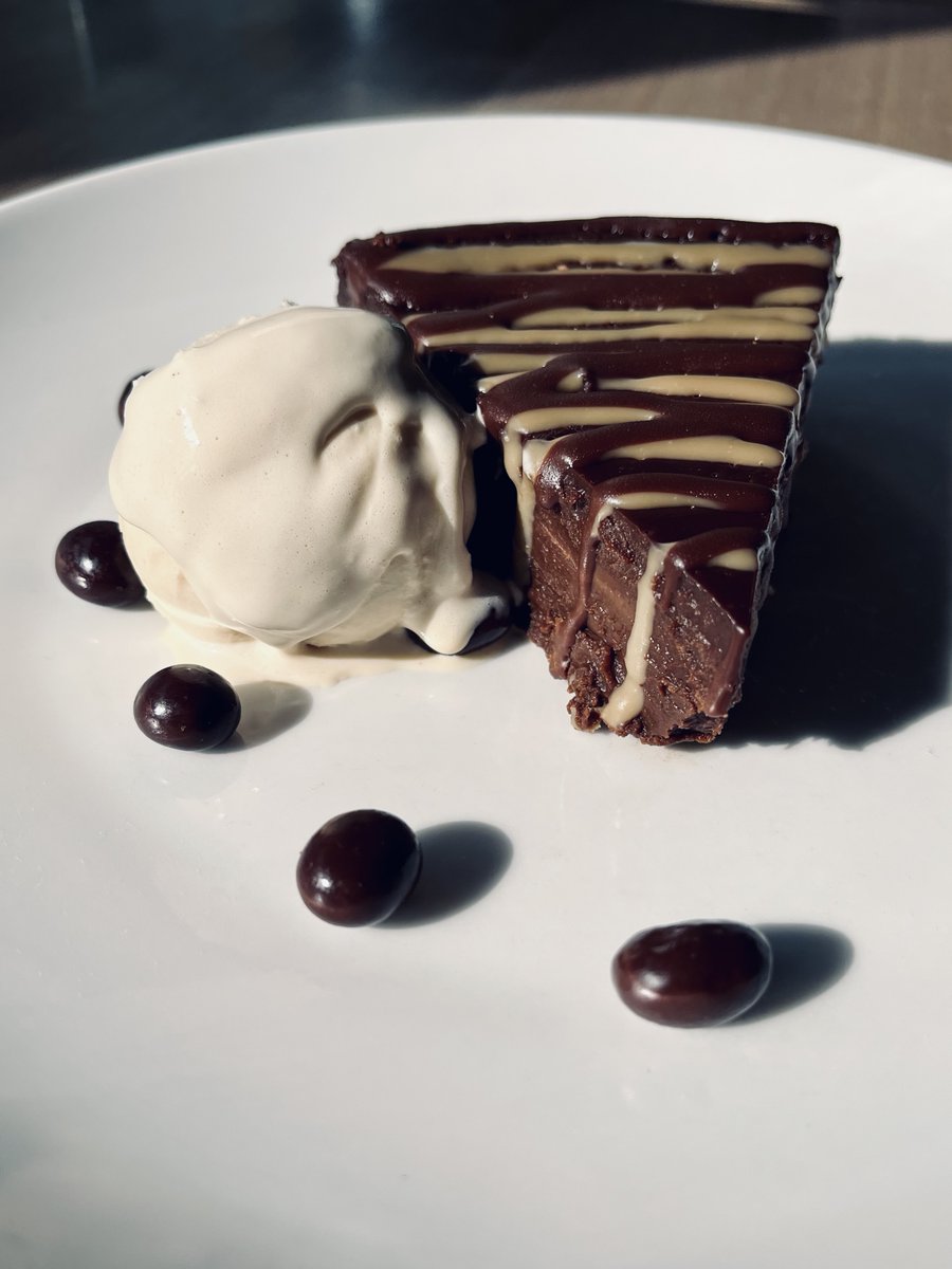 ThirdStSocial's tweet photo. Two local brands making life in KC sweeter!  Our flourless Chocolate Espresso Torte paired with #bettyraes Coffee Ice Cream is THE BEST way to celebrate National Dessert Day today! #nationaldessertday #eatlocalKC #localpartnership https://t.co/U7m10CAM9r
