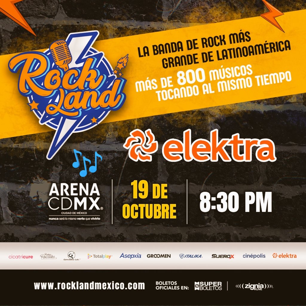 OscSAlvear's tweet photo. Ya tienen sus boletos para #Rocklandmexico?
Este 19 de octubre en Arena CDMX.
@IvanLedezmav espero que ya estés listo 😉
Y un agradecimiento especial a los patrocinadores por hacer posible este evento 😬 #Elektra #momentosfeliceselektra ❤️ https://t.co/AQPakjhZQa