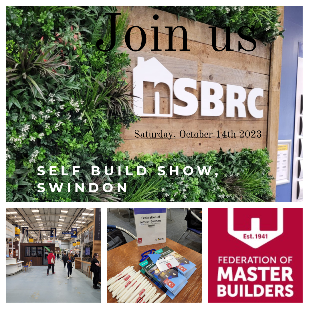 Delighted to represent the FMB at the NSBRC Self Build Show.  Looking for a quality builder? 
Come chat to us about appointing an FMB Builder. 

#nsbrcshow 
#selfbuild 
#selfbuildshow 
#buildingyourownhome