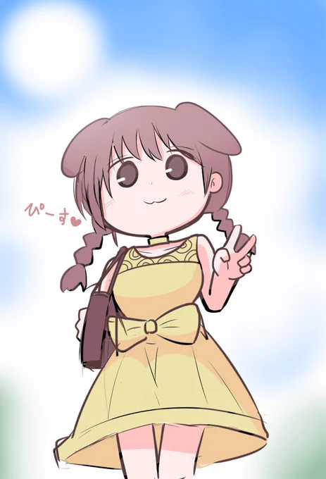 ファッションゲーム内のころさん #できたてころね 